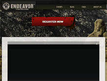 Tablet Screenshot of endeavorteamchallenge.com
